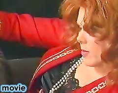 Candy B Vintage Shemale sucks cock and fucks her lover