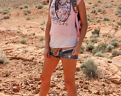 TS Lucia communes with nature
