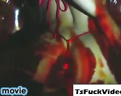 TS Khloe Kay Gangbanged Double Anal